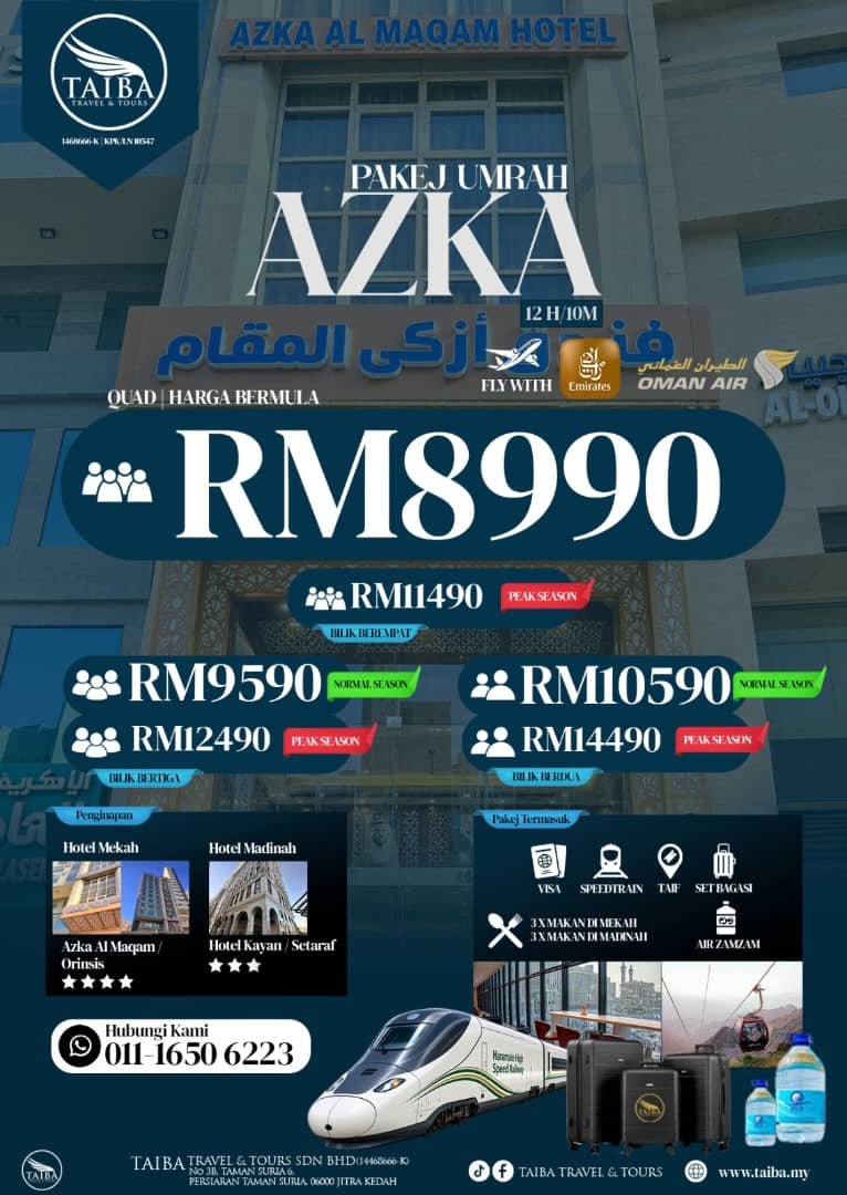Poster Pakej Umrah Azka